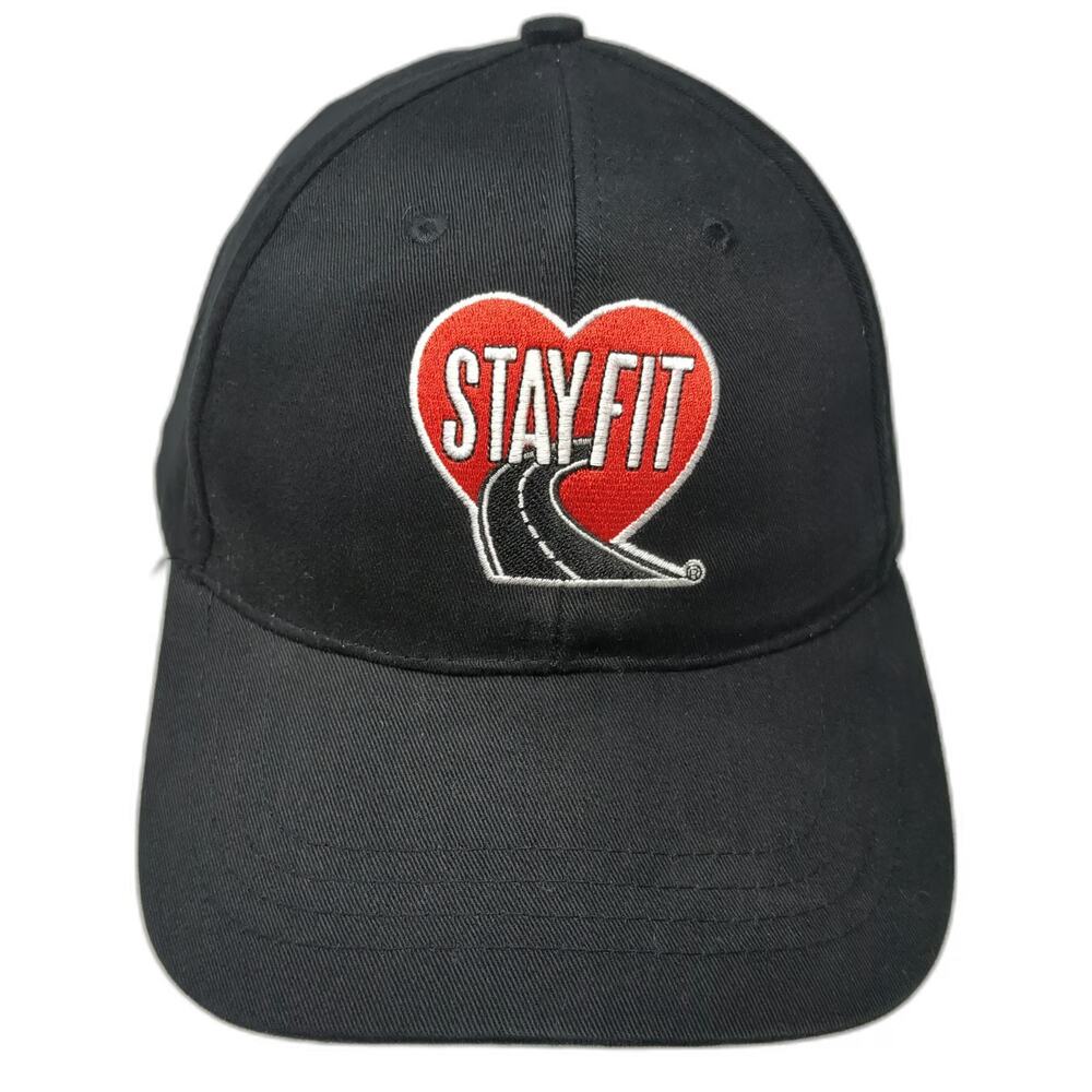TA Petro TravelCenters of America Stay Fit Heart Black Baseball Cap One Size Hat